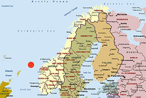 Terrestrial dinosaur in marine sediment found in North Sea