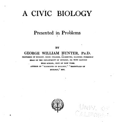 A Civic Biology