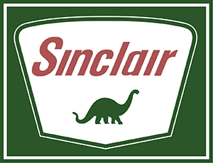 Dinosaur on Sinclair Logo